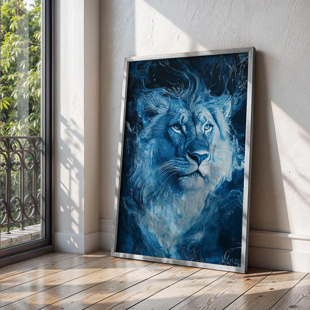 „Löwenchakra“ – Krafttier im Energiefluss - Poster