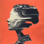 „MIND WAVES“ – Stille in Bewegung - Poster