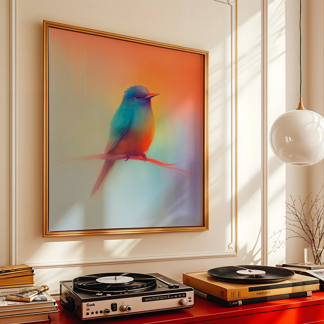 „Leichtigkeit des Morgens“ – Die pastellene Bühne - Poster