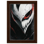 Alivia-Arts BLACK HOLLOW – Maske aus dem Abgrund - Gerahmte Leinwand