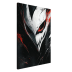 Alivia-Arts BLACK HOLLOW – Maske aus dem Abgrund - Leinwand