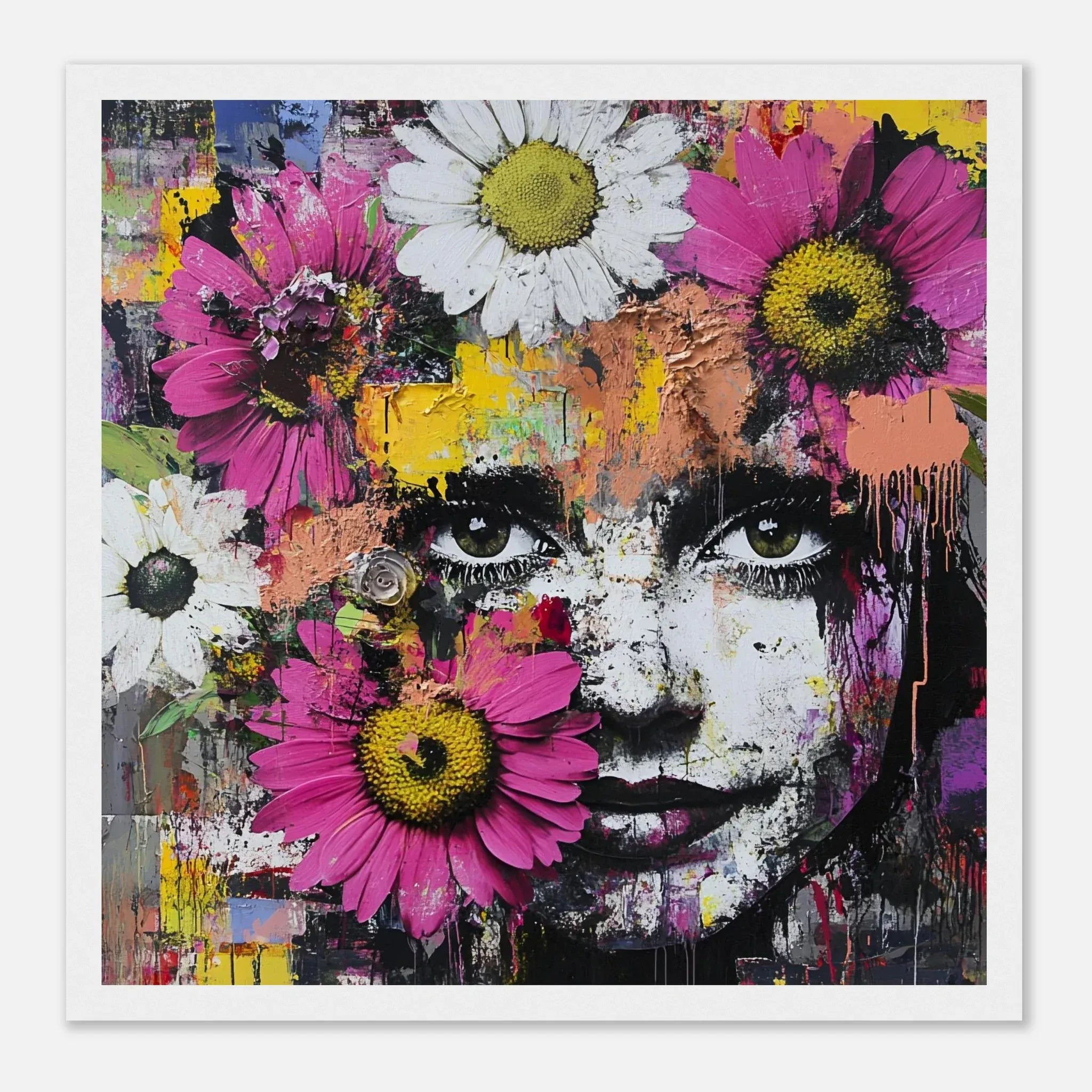 Alivia-Arts BLÜTENBLICK – Farbenfroh voller Leben - Gerahmtes Poster