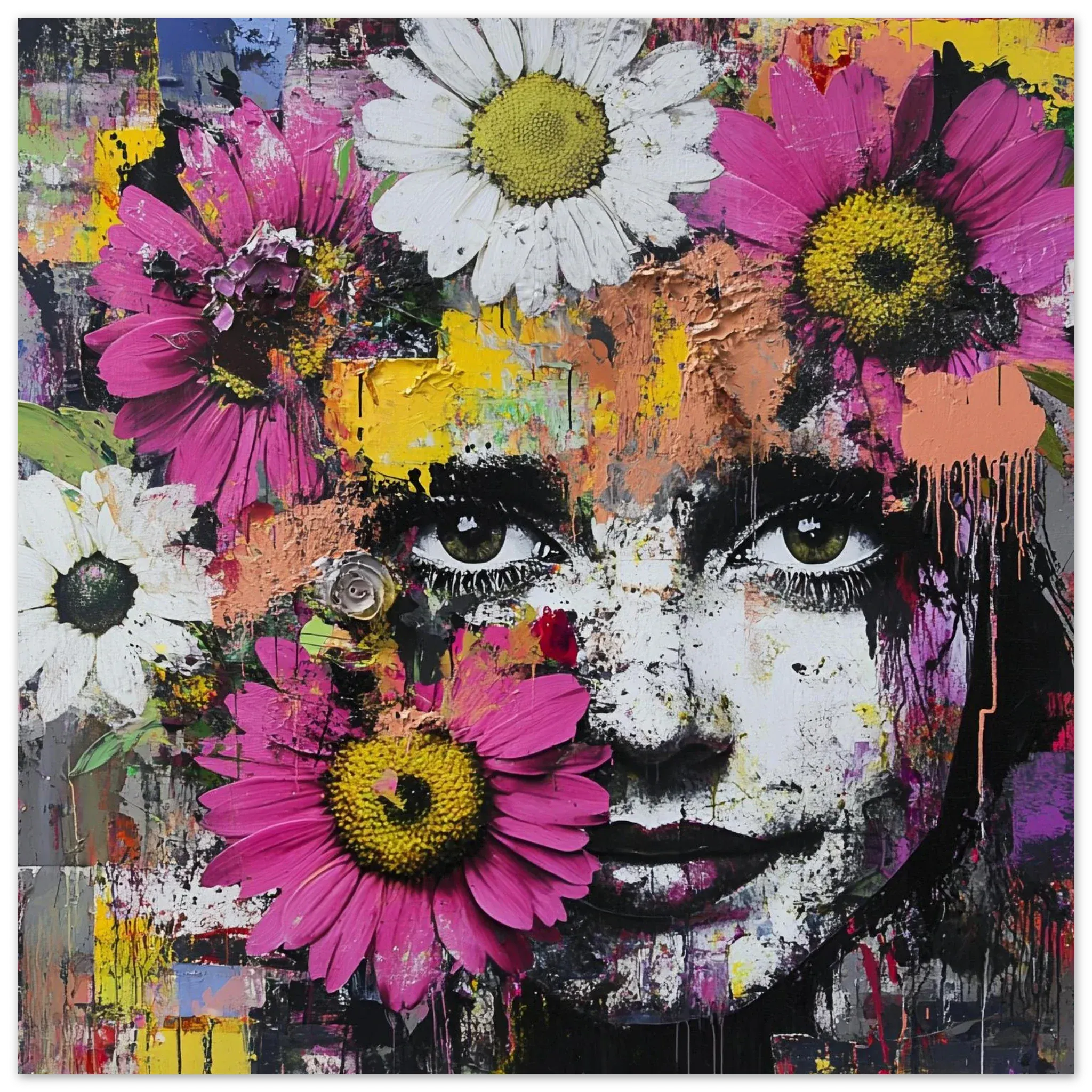 Alivia-Arts BLÜTENBLICK – Farbenfroh voller Leben - Poster