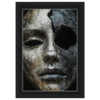 Alivia-Arts BROKEN SILENCE – Die Sprache der Narben - Gerahmte Leinwand