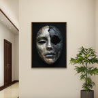 Alivia-Arts BROKEN SILENCE – Die Sprache der Narben - Gerahmtes Poster