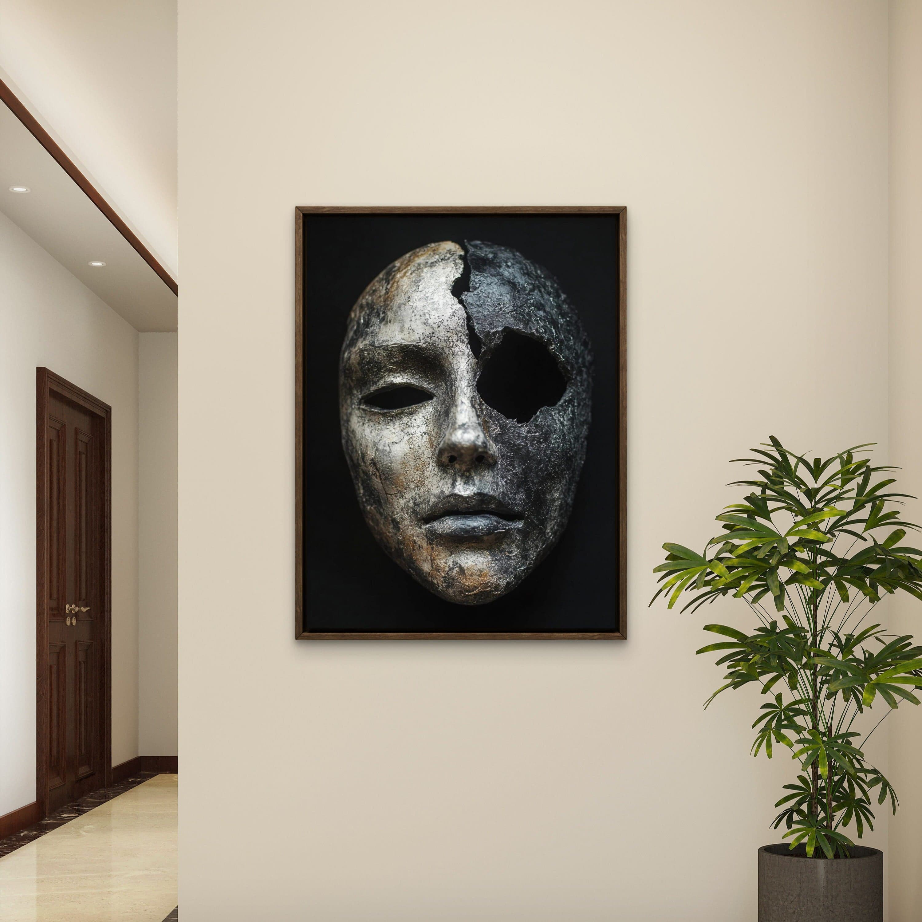 Alivia-Arts BROKEN SILENCE – Die Sprache der Narben - Gerahmtes Poster