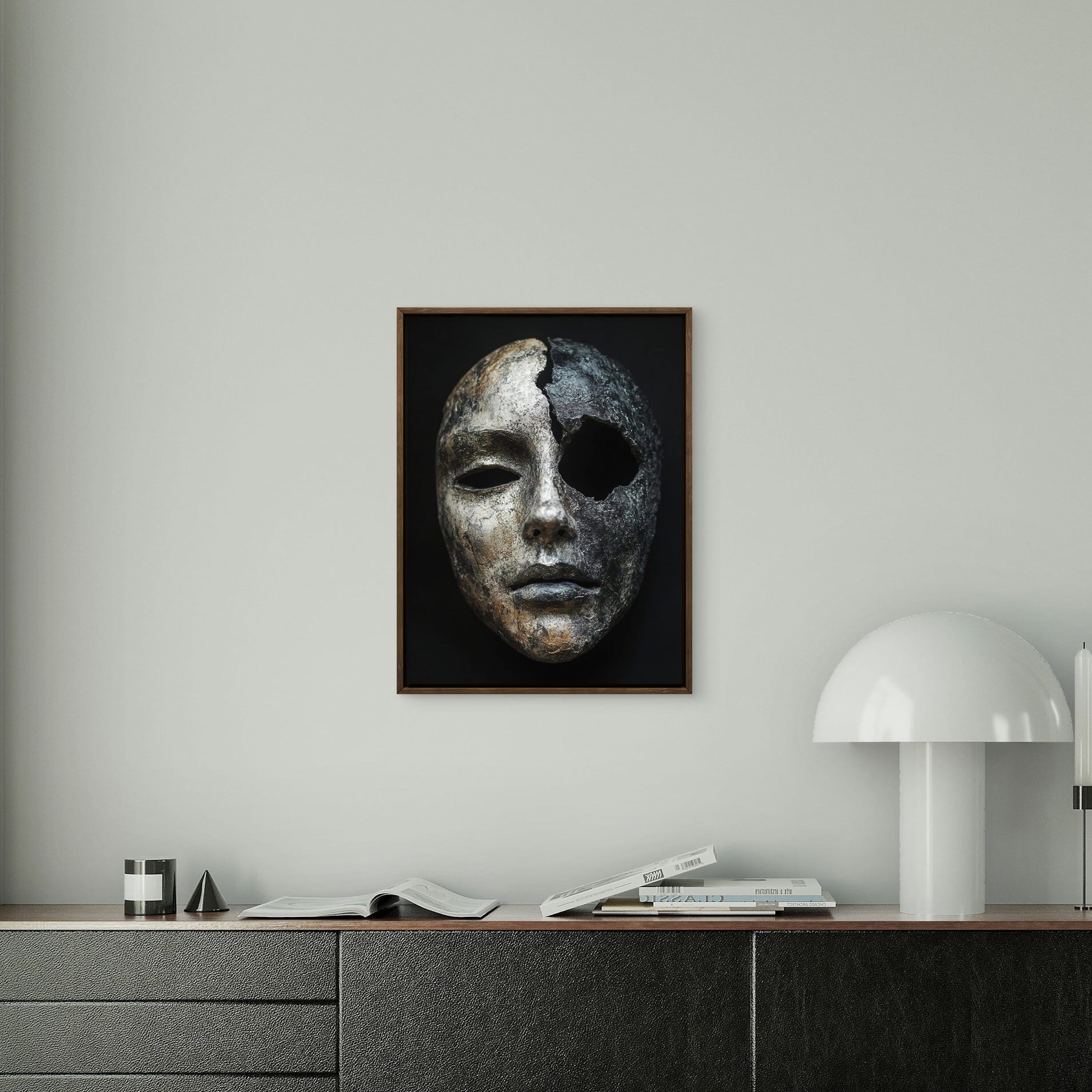 Alivia-Arts BROKEN SILENCE – Die Sprache der Narben - Gerahmtes Poster