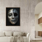 Alivia-Arts BROKEN SILENCE – Die Sprache der Narben - Gerahmtes Poster