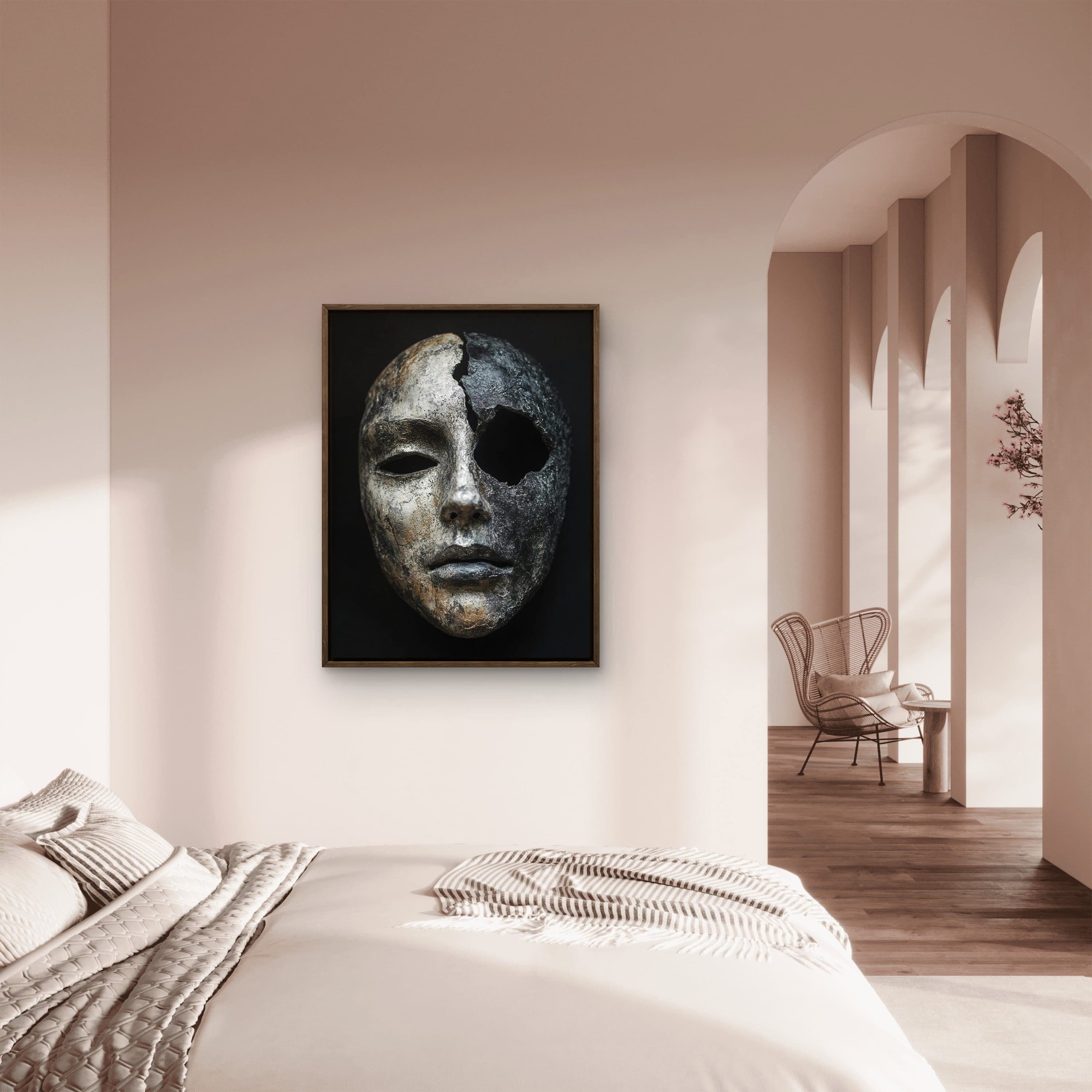 Alivia-Arts BROKEN SILENCE – Die Sprache der Narben - Gerahmtes Poster