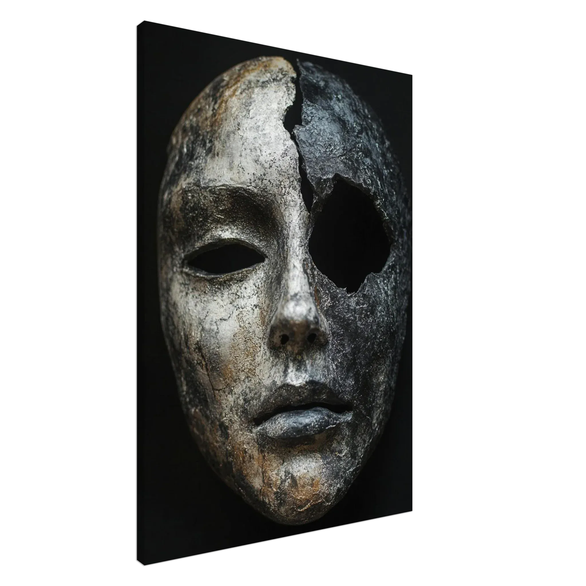 Alivia-Arts BROKEN SILENCE – Die Sprache der Narben - Leinwand