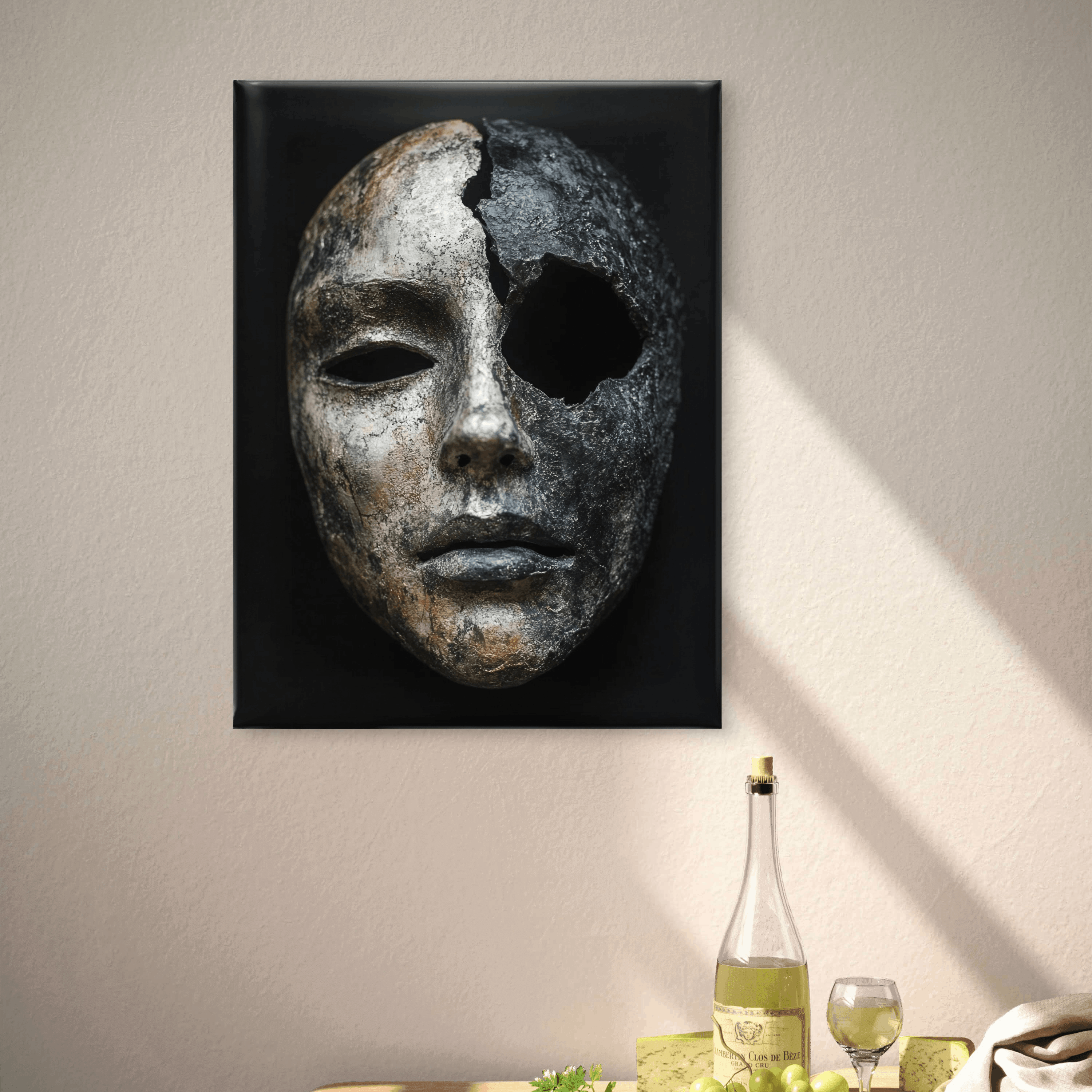 Alivia-Arts BROKEN SILENCE – Die Sprache der Narben - Leinwand