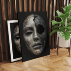 Alivia-Arts BROKEN SILENCE – Die Sprache der Narben - Leinwand