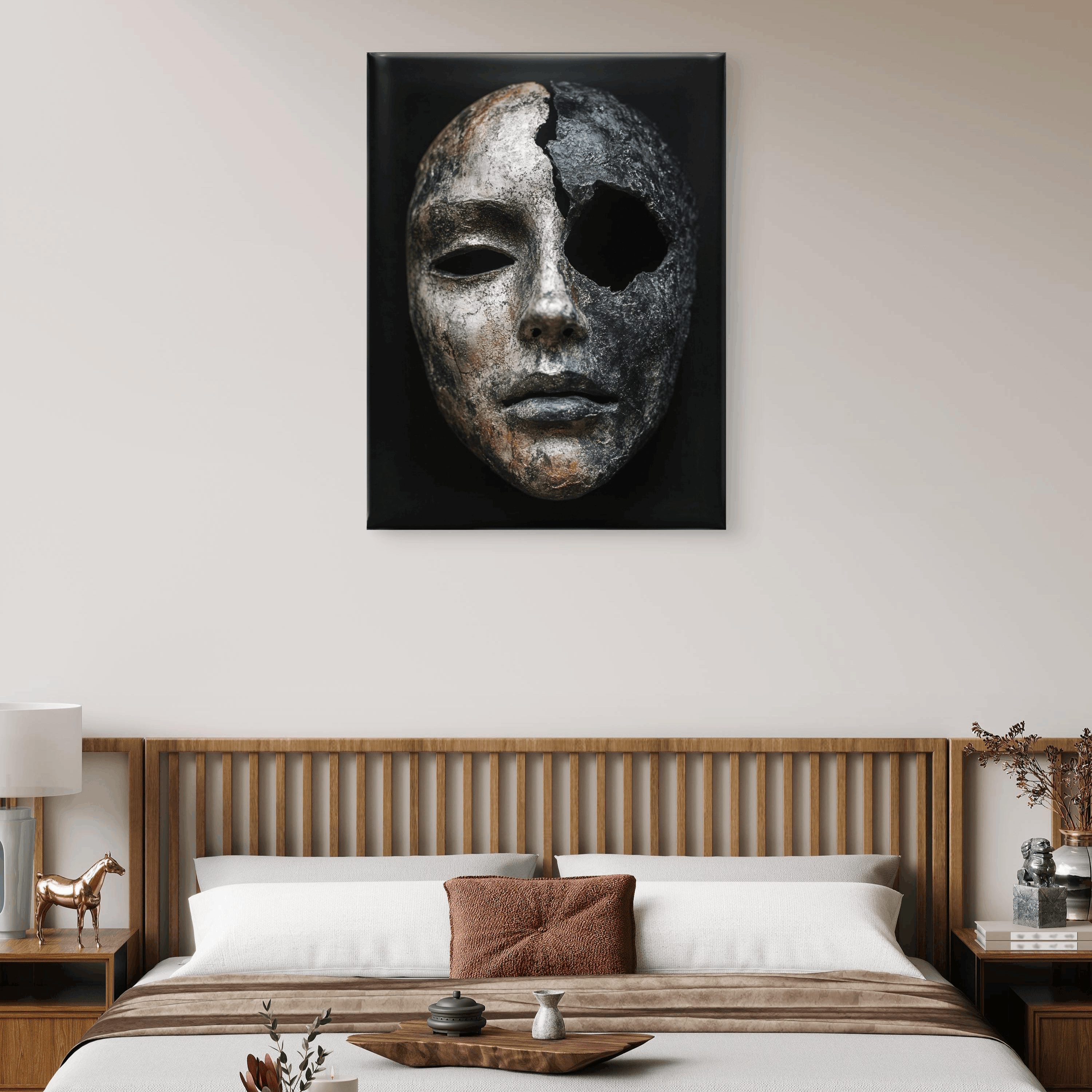 Alivia-Arts BROKEN SILENCE – Die Sprache der Narben - Leinwand