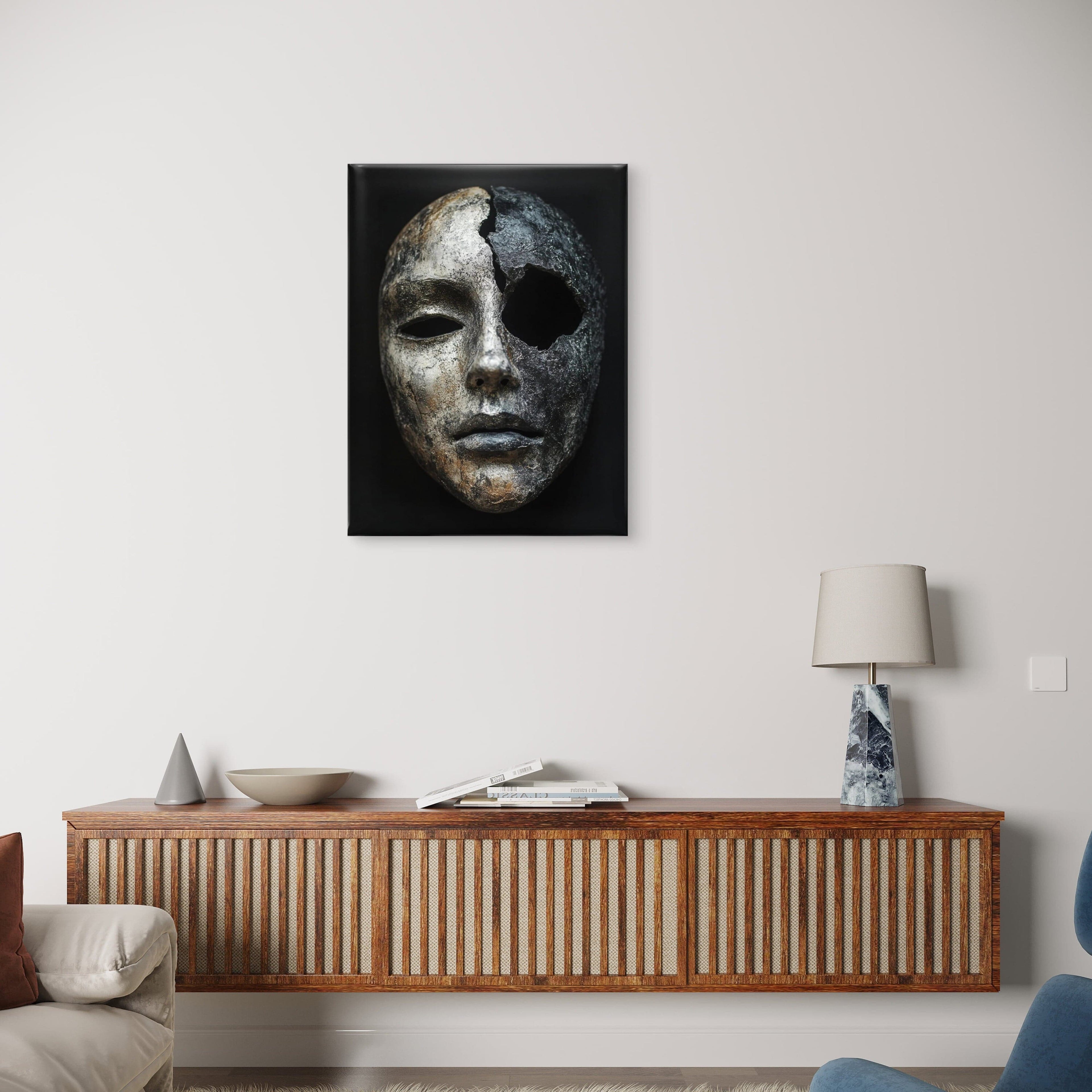 Alivia-Arts BROKEN SILENCE – Die Sprache der Narben - Leinwand