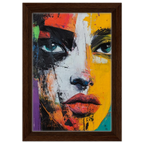 Alivia-Arts COLORSTARE - Blick in Splittern - Gerahmte Leinwand