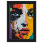 Alivia-Arts COLORSTARE - Blick in Splittern - Gerahmte Leinwand