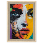 Alivia-Arts COLORSTARE - Blick in Splittern - Gerahmte Leinwand