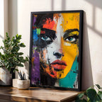 Alivia-Arts COLORSTARE - Blick in Splittern - Poster