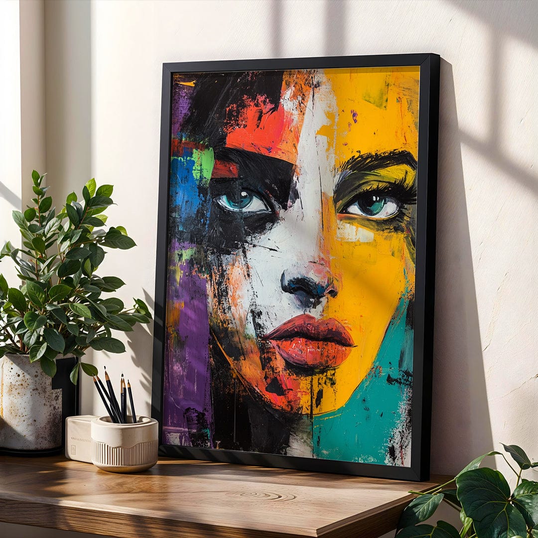 Alivia-Arts COLORSTARE - Blick in Splittern - Poster