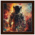 Alivia-Arts COSMIC DRIFTER – Allein im All - Gerahmte Leinwand