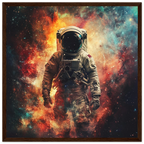 Alivia-Arts COSMIC DRIFTER – Allein im All - Gerahmtes Poster