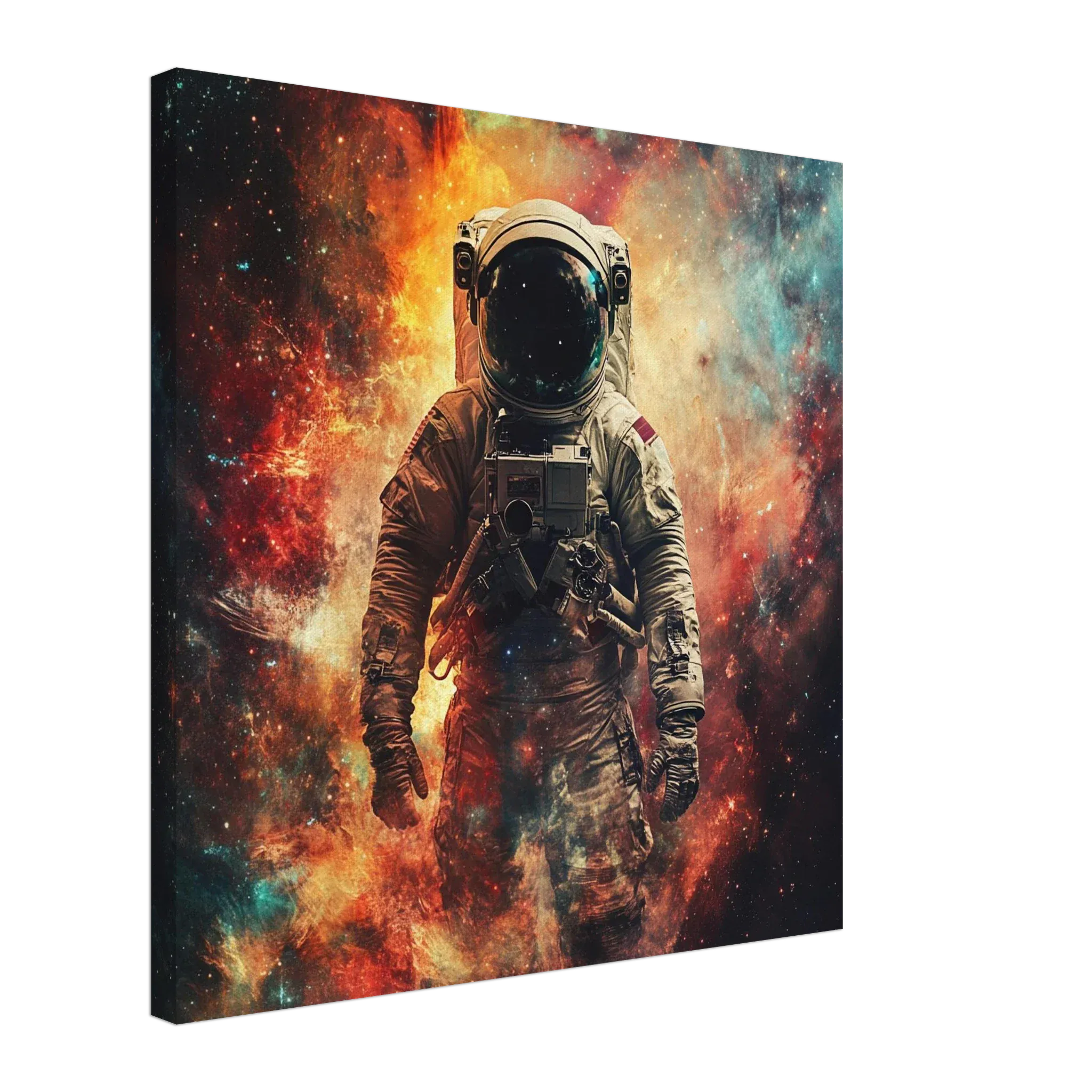 Alivia-Arts COSMIC DRIFTER – Allein im All - Leinwand