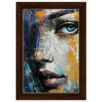 Alivia-Arts ECHO OF EYES - Fragmentierte Schönheit - Gerahmte Leinwand