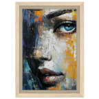 Alivia-Arts ECHO OF EYES - Fragmentierte Schönheit - Gerahmte Leinwand