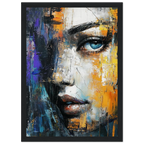 Alivia-Arts ECHO OF EYES - Fragmentierte Schönheit - Gerahmtes Poster