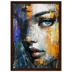 Alivia-Arts ECHO OF EYES - Fragmentierte Schönheit - Gerahmtes Poster