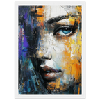 Alivia-Arts ECHO OF EYES - Fragmentierte Schönheit - Gerahmtes Poster