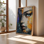 Alivia-Arts ECHO OF EYES - Fragmentierte Schönheit - Leinwand