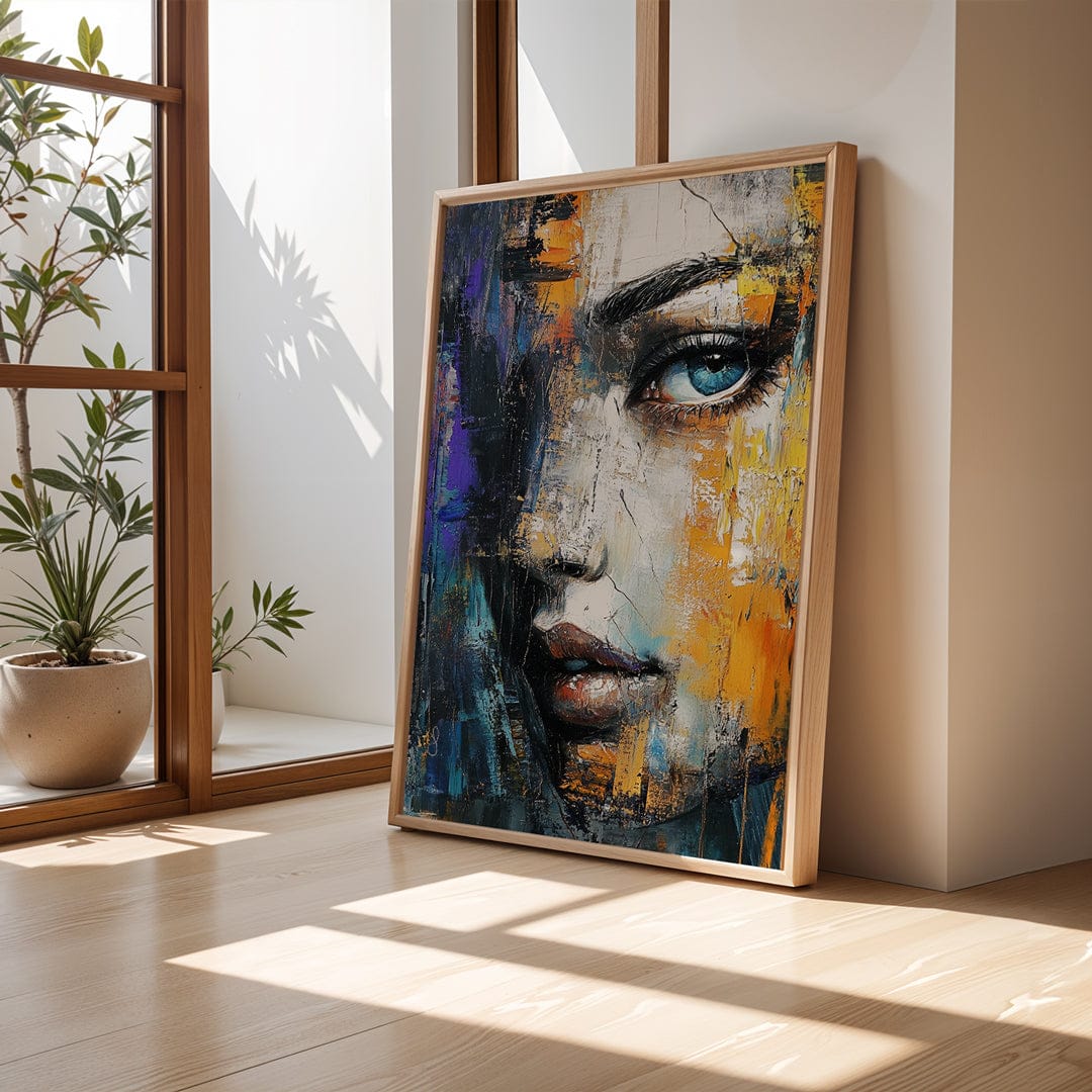 Alivia-Arts ECHO OF EYES - Fragmentierte Schönheit - Leinwand