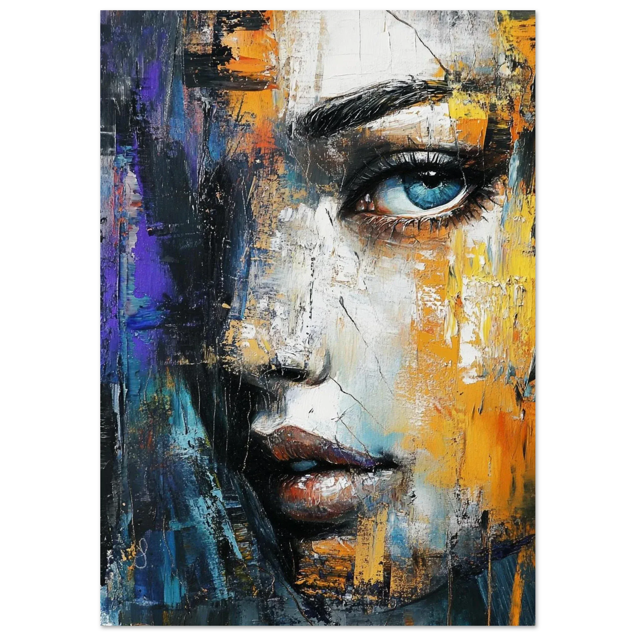 Alivia-Arts ECHO OF EYES - Fragmentierte Schönheit - Poster