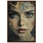 Alivia-Arts FADING ICON – Schönheit in Schichten - Gerahmtes Poster