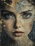 Alivia-Arts FADING ICON – Schönheit in Schichten - Poster