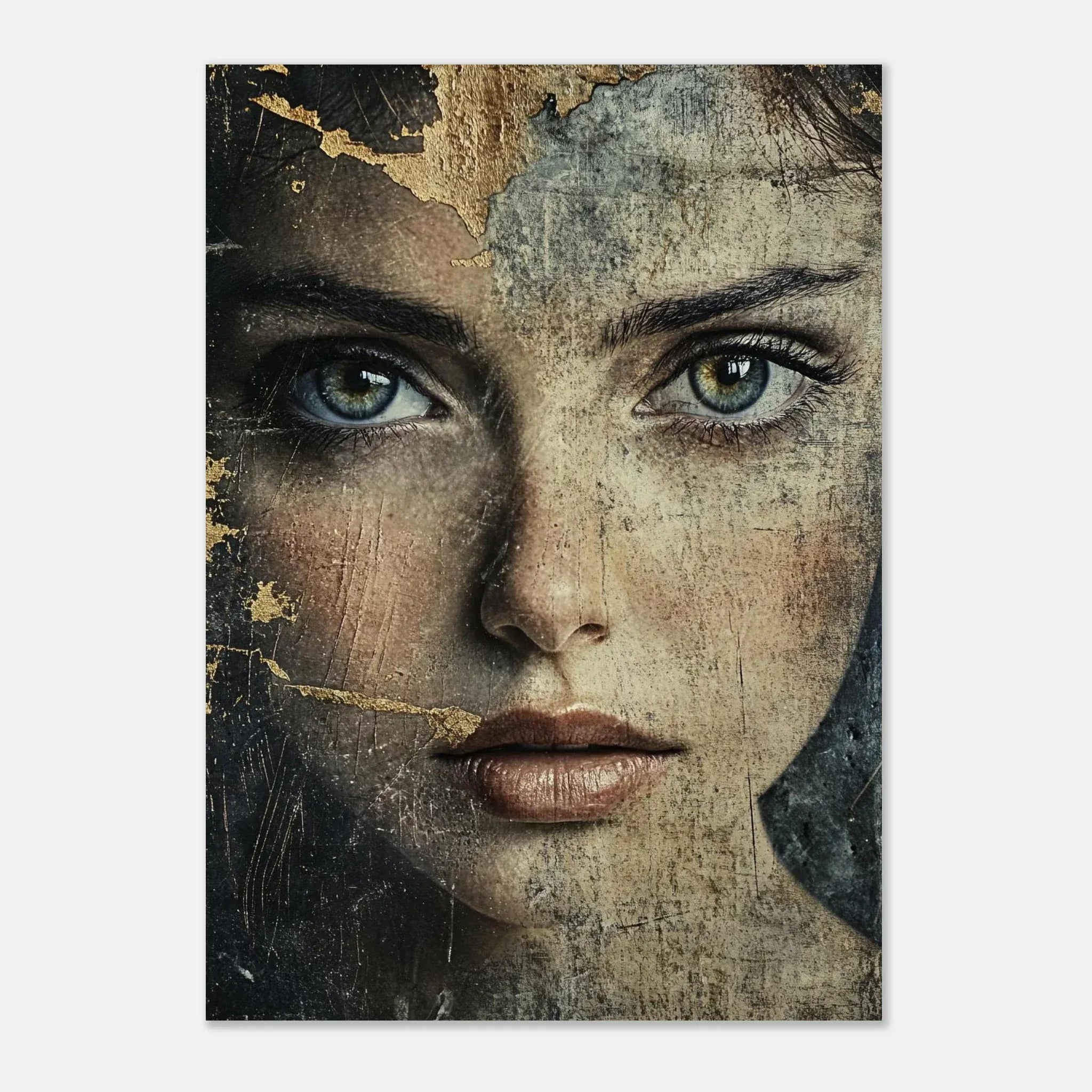 Alivia-Arts FADING ICON – Schönheit in Schichten - Poster