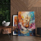 Alivia-Arts FARBEN DER SEE – Segeln durch das Unbekannte - Gerahmte Leinwand