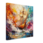 Alivia-Arts FARBEN DER SEE – Segeln durch das Unbekannte - Leinwand