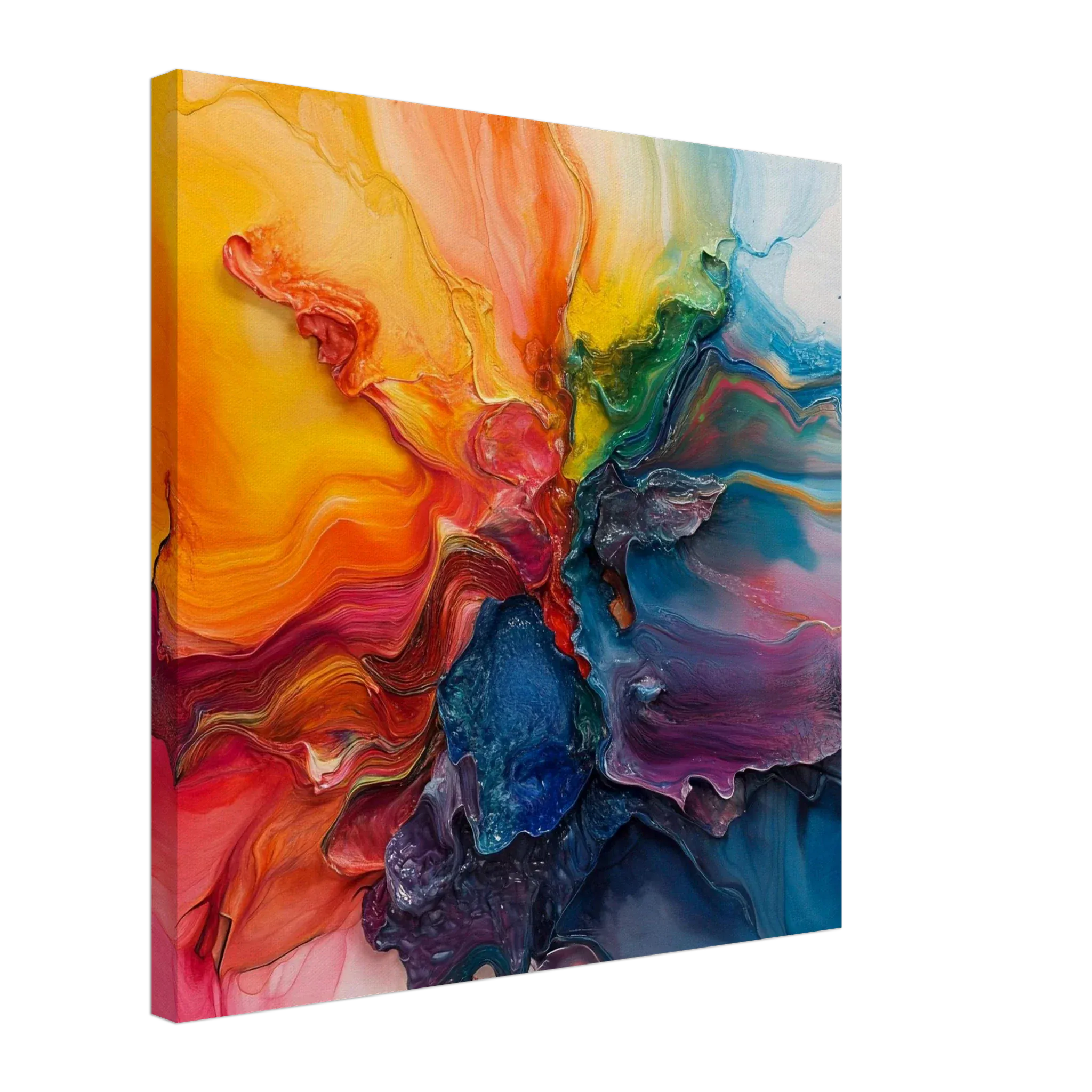 Alivia-Arts FARBENSTROM – Energie in Bewegung - Leinwand