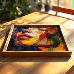 Alivia-Arts FARBSINN - Im Rausch der Empfindung - Gerahmte Leinwand