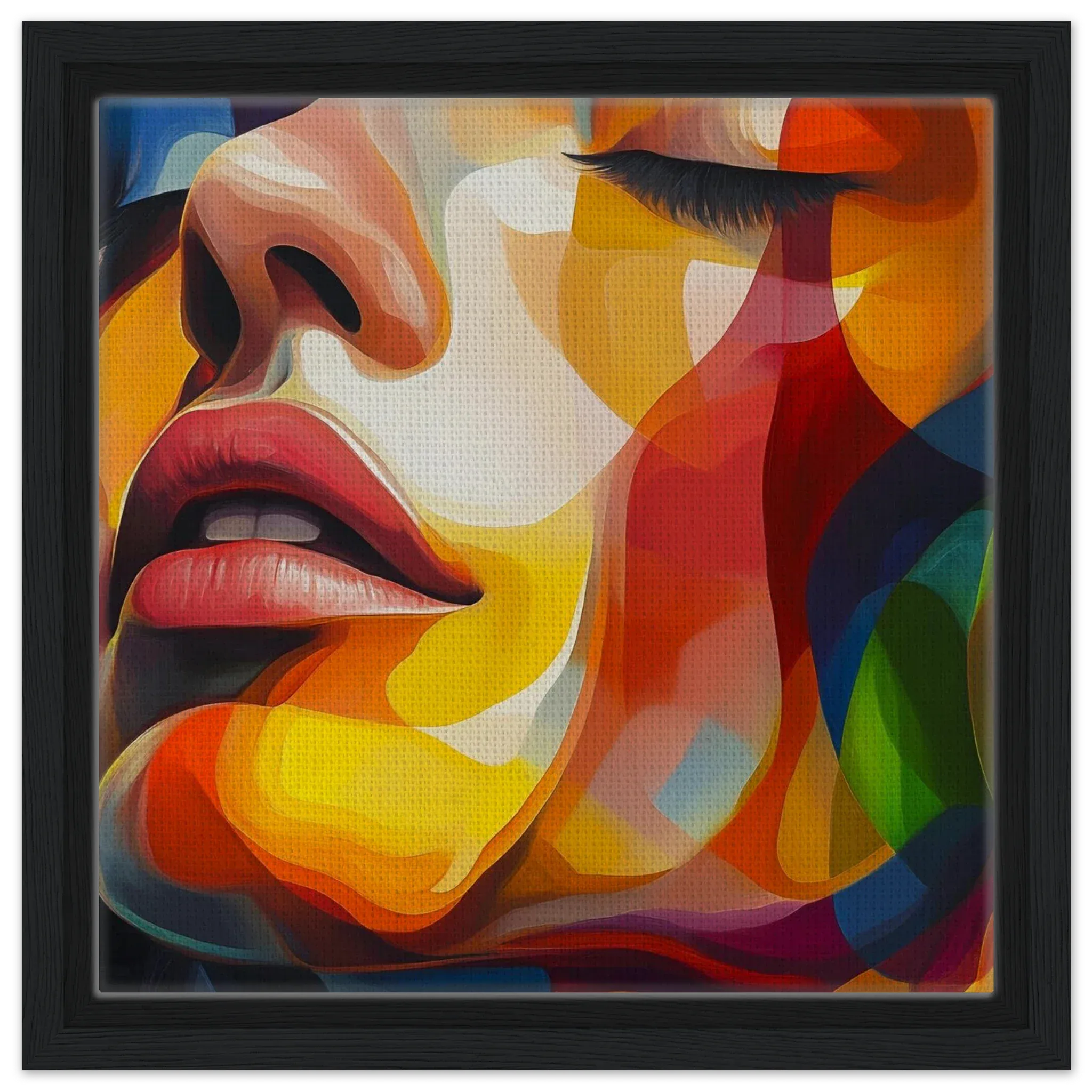 Alivia-Arts FARBSINN - Im Rausch der Empfindung - Gerahmte Leinwand