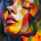 Alivia-Arts FARBSINN - Im Rausch der Empfindung - Gerahmtes Poster