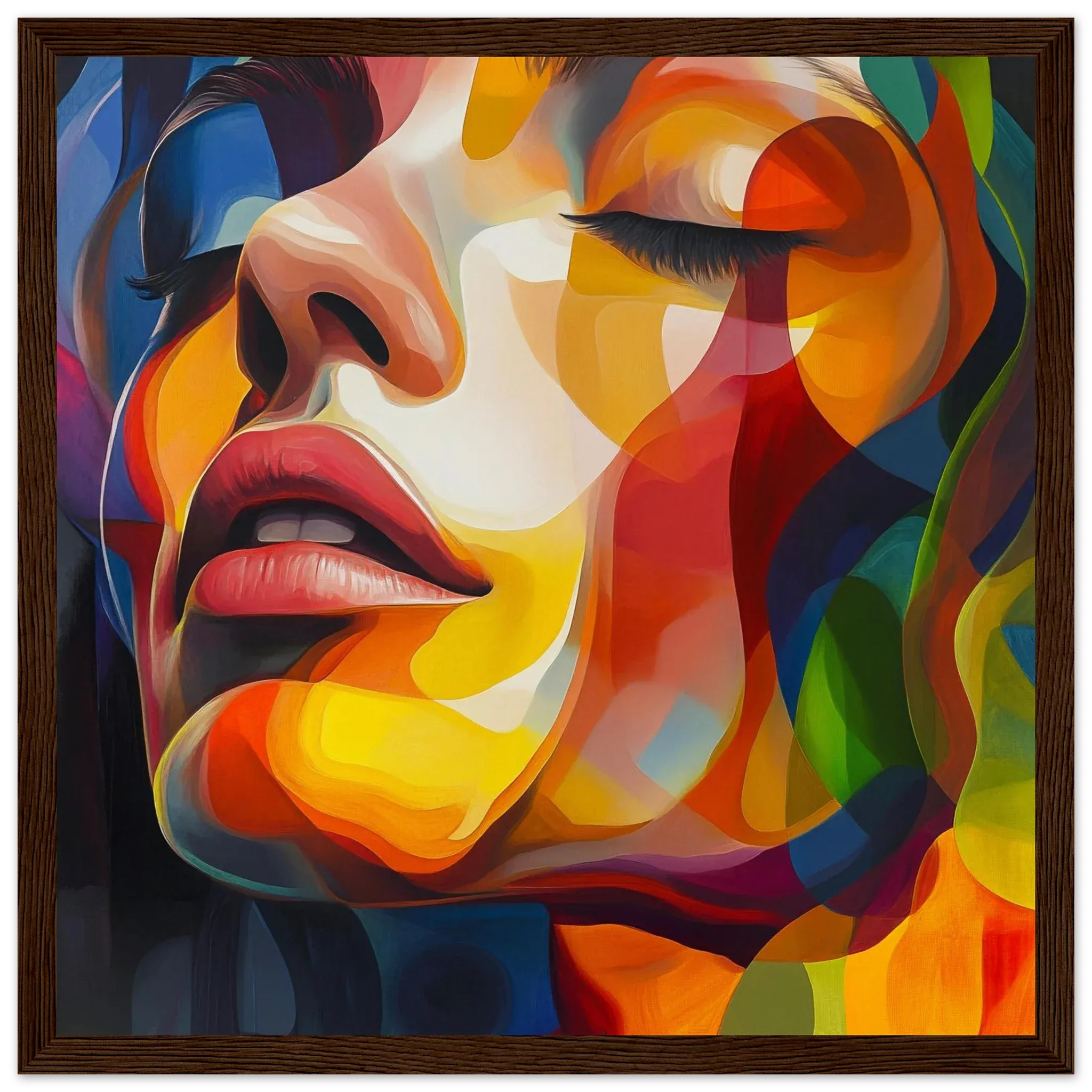 Alivia-Arts FARBSINN - Im Rausch der Empfindung - Gerahmtes Poster