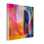 Alivia-Arts FARBTANZ – Transparente Schichten in lebendiger Harmonie - Leinwand