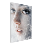 Alivia-Arts FROSTED GAZE – Der Blick aus Eis - Leinwand