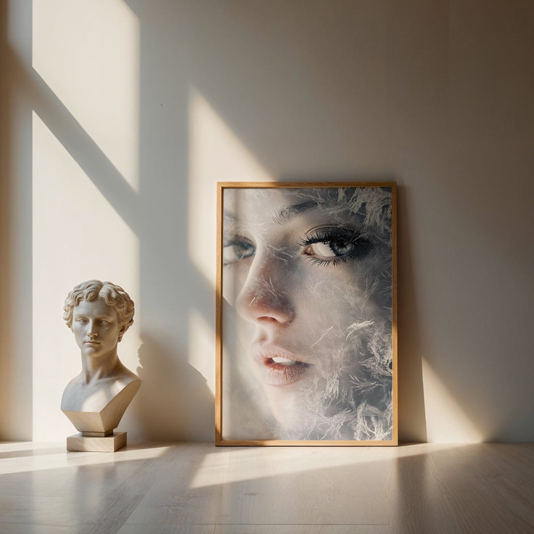 Alivia-Arts FROSTED GAZE – Der Blick aus Eis - Poster