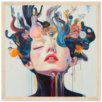 Alivia-Arts GEDANKENGARTEN - Gerahmtes Poster