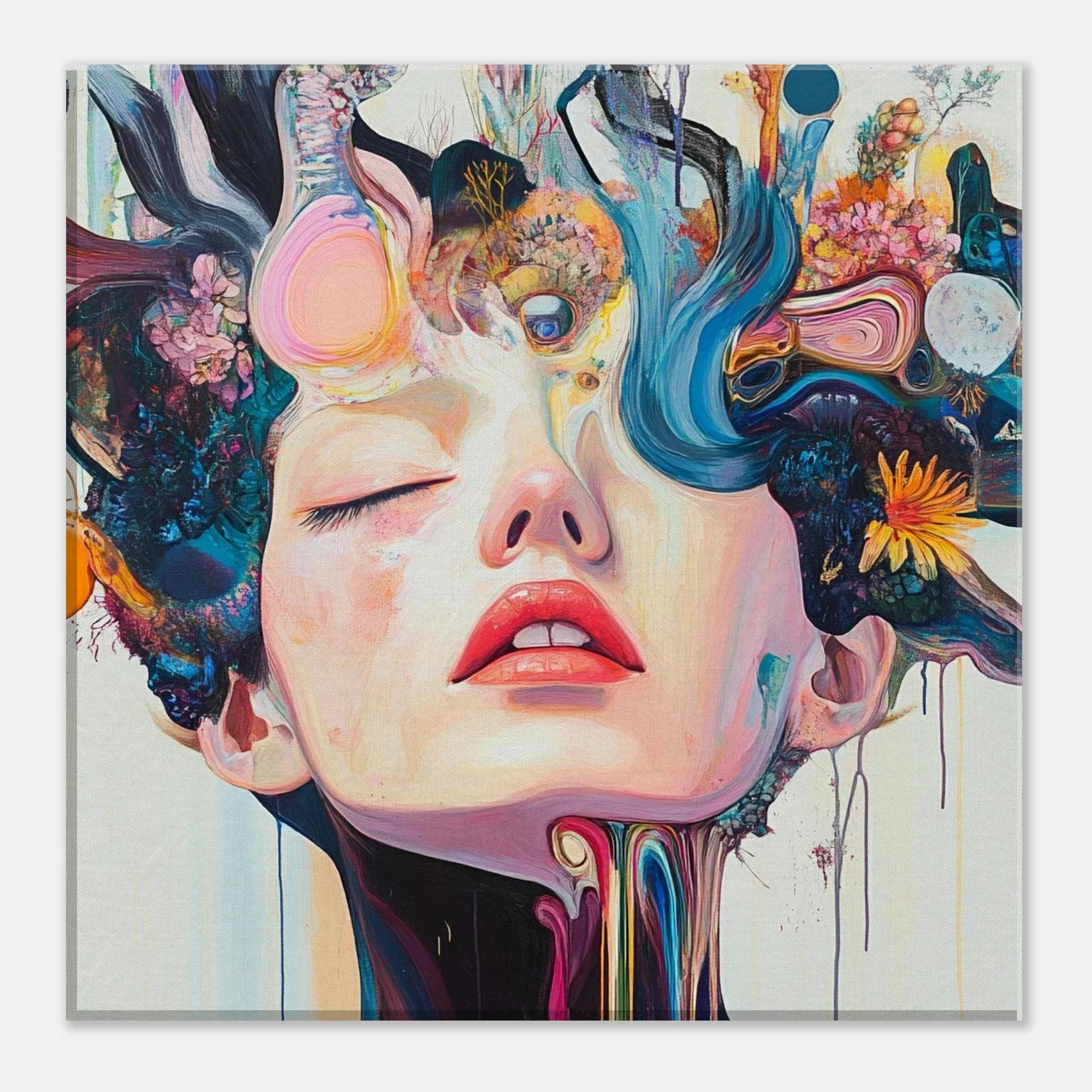 Alivia-Arts GEDANKENGARTEN - Leinwand