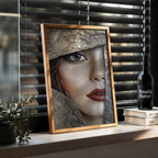 Alivia-Arts GOLDEN GAZE – Blick durch die Zeit - Poster